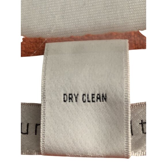 Pursuits, Ltd Womans Textured 3/4 Sleeve Orange Swing Jacket Size 12 - Picture 10 of 10